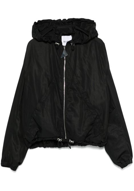 Black hooded bomber jacket The attico - women